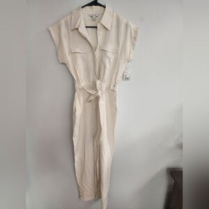 Nine West Ivory Jumpsuit